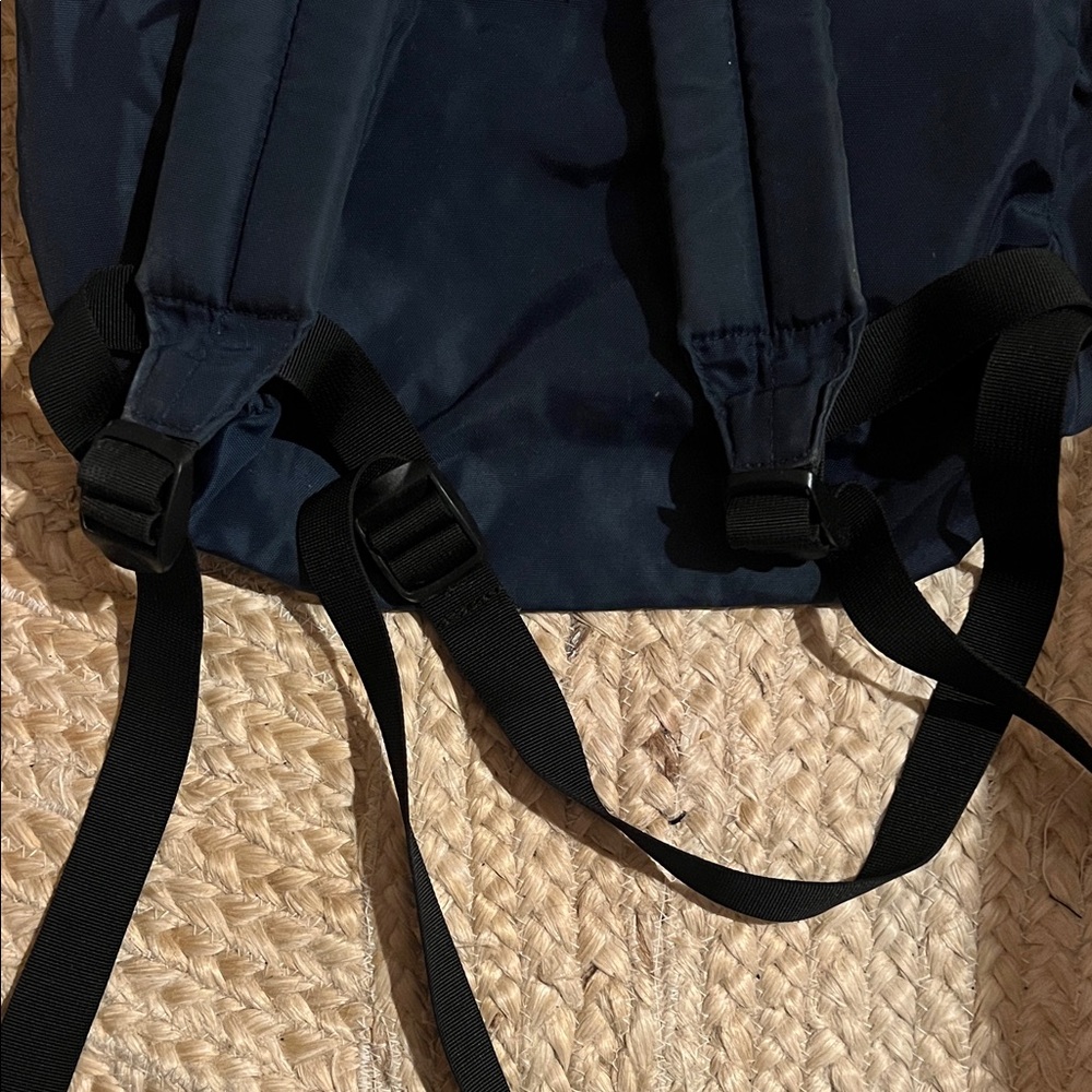 Herve Chapelier navy blue nylon backpack - Picture 4 of 6